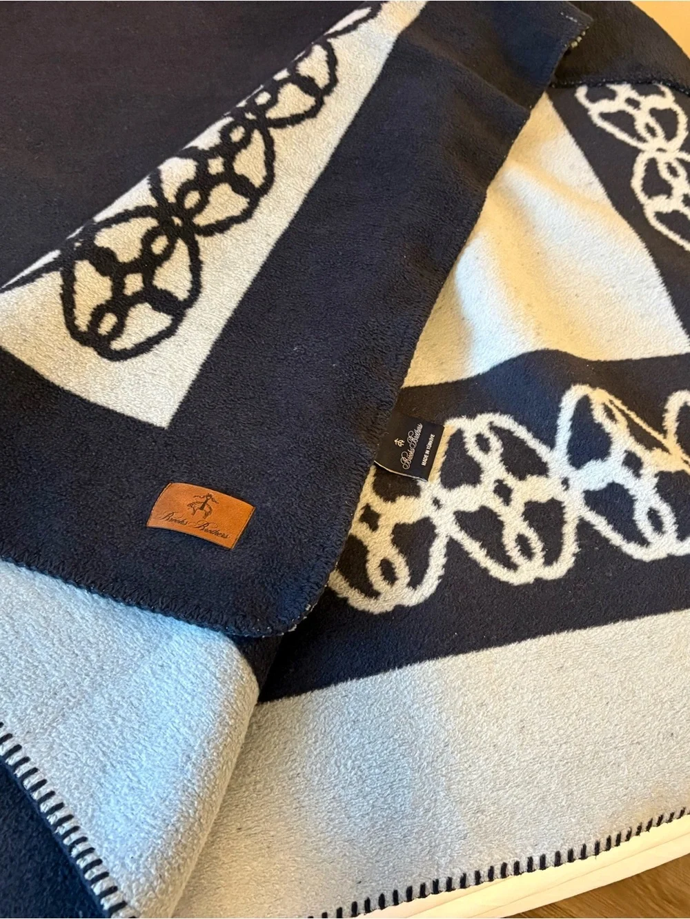 Brooks Brothers reversible throw